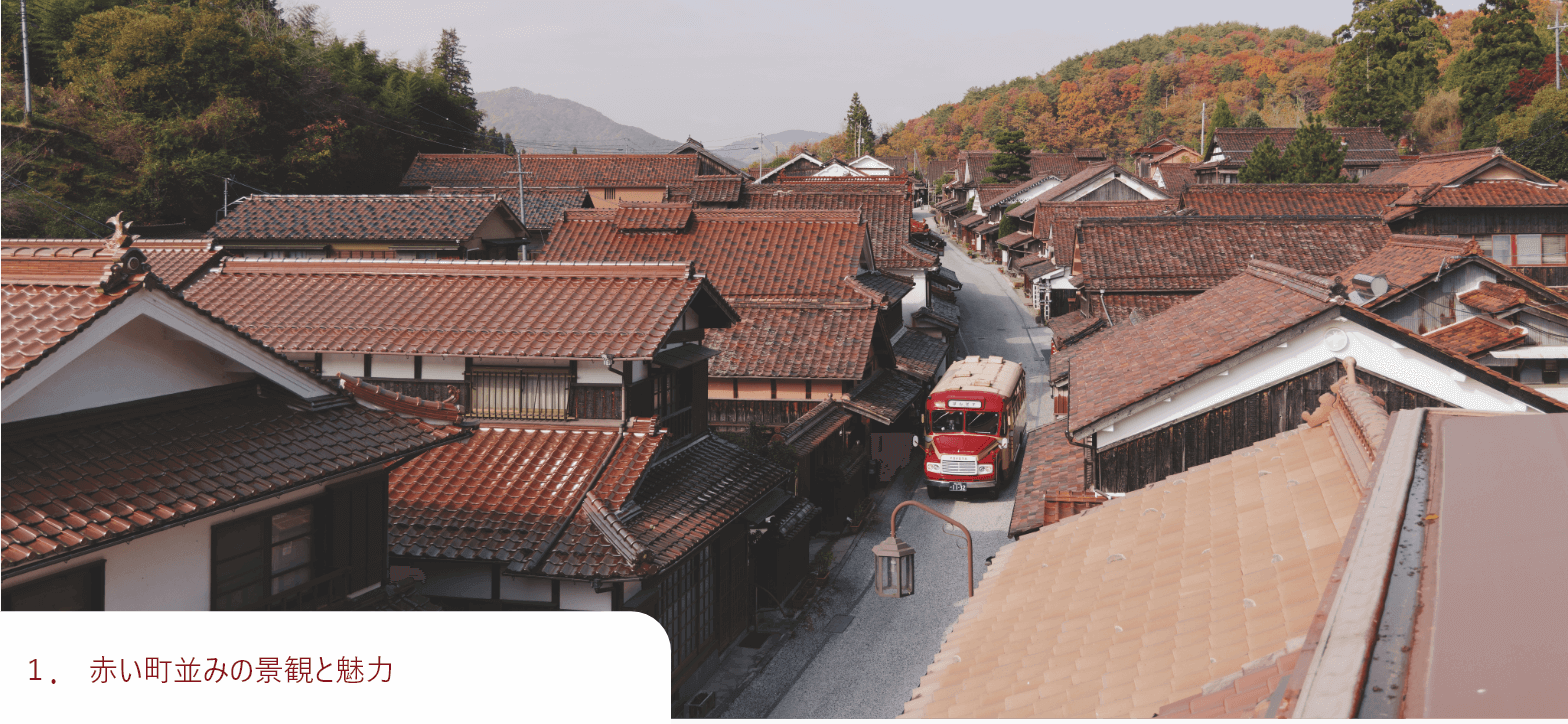 吹屋にある赤い町並みの景観と魅力